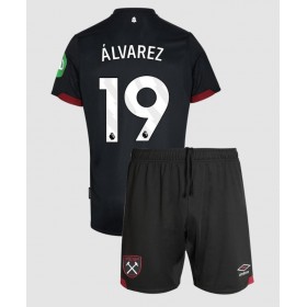 West Ham United Edson Alvarez #19 Auswärtstrikot 2024-25 Kurzarm (+ kurze hosen)